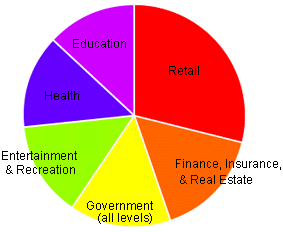 graph of 1990 Census statistics