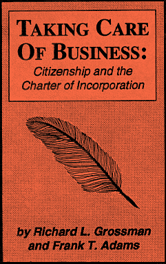 `Taking Care Of Business' by Richard Grossman and Frank T. Adams