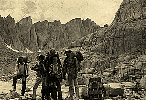 climbing Mt. Whitney, summer '64