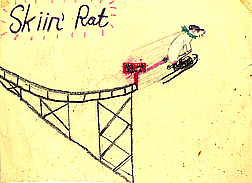 Skiin' Rat